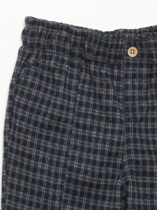 Pantalon en flanelle grattée - Kiabi