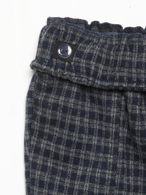 Pantalon en flanelle grattée - Kiabi