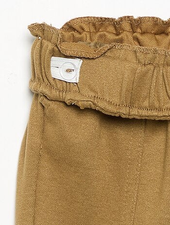 Pantalon en flanelle grattée