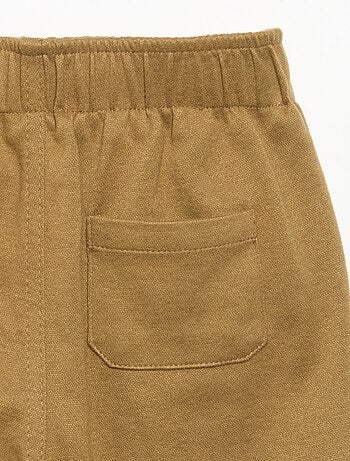 Pantalon en flanelle grattée