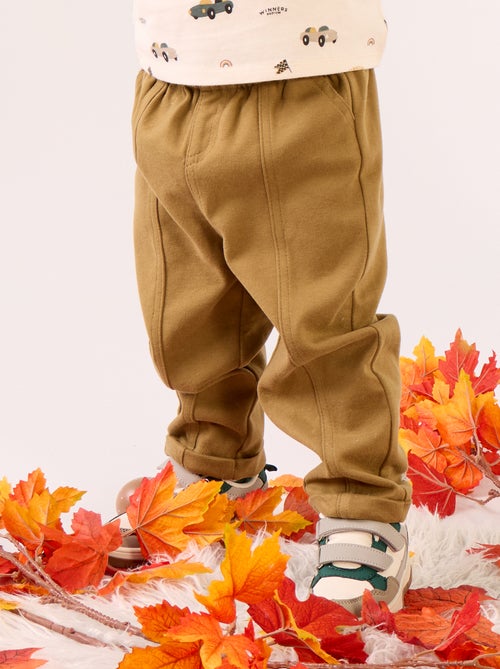 Pantalon en flanelle grattée - Kiabi