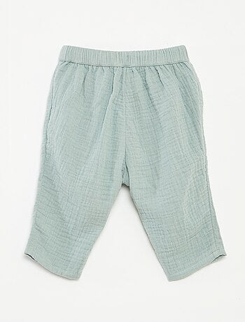 Pantalon en gaze de coton