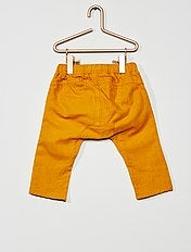 Pantalon Sarouel Bébé Garçon En Gaze De Coton Bio – Coupe Souple Et Confortable, Bleu, 18 Mois (81 Cm), Vertbaudet