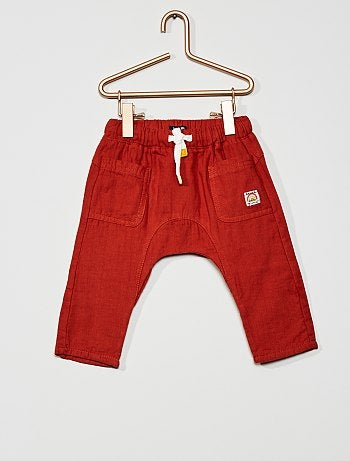 Pantalon en gaze de coton