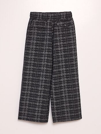 Pantalon en jacquard tricoté