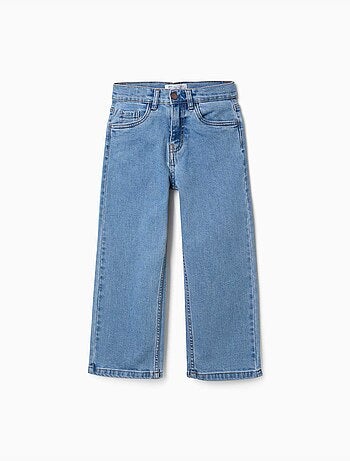 Pantalon en jean à coupe droite avec 5 poches
