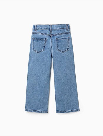 Pantalon en jean à coupe droite avec 5 poches