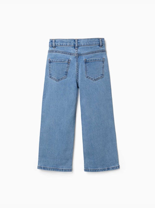 Pantalon en jean à coupe droite avec 5 poches - Kiabi Pantalon en jean à coupe droite avec 5 poches - Kiabi