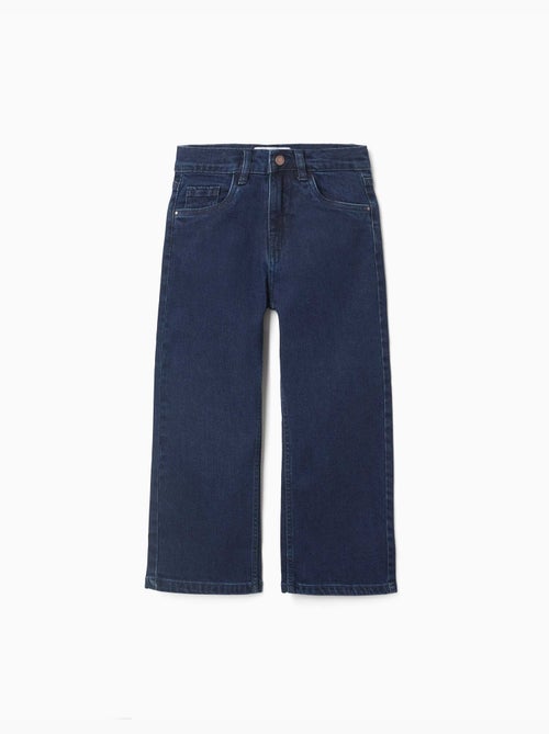 Pantalon en jean à coupe droite avec 5 poches - Kiabi Pantalon en jean à coupe droite avec 5 poches - Kiabi