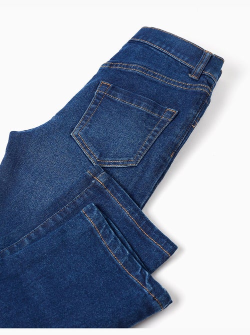 Pantalon en jean à coupe droite - Kiabi