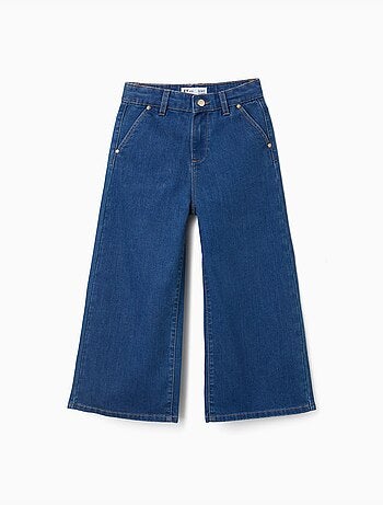 Pantalon en jean à jambes larges