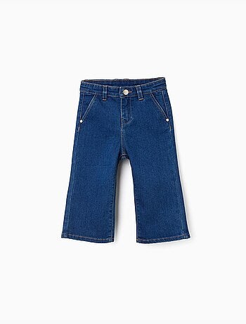 Pantalon en jean à jambes larges