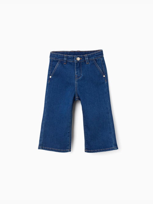 Pantalon en jean à jambes larges - Kiabi Pantalon en jean à jambes larges - Kiabi