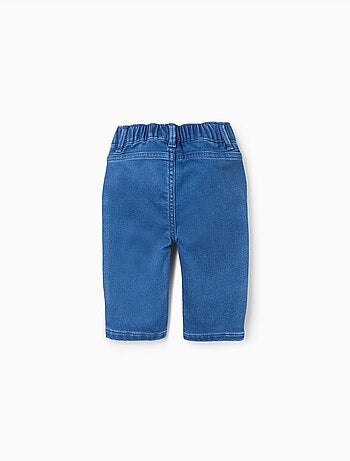 Pantalon en jean à taille élastique