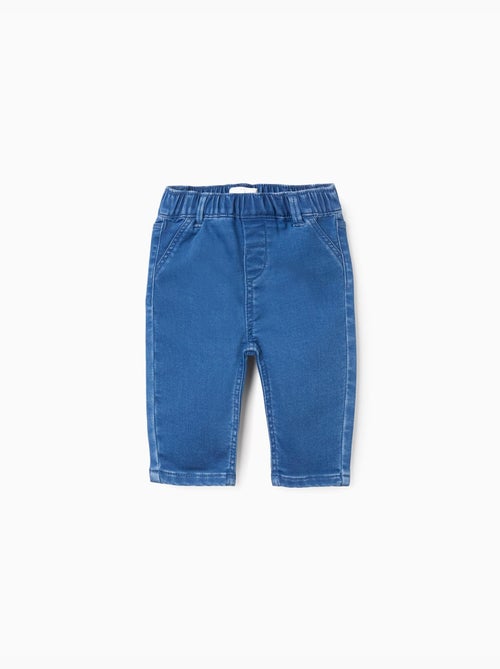 Pantalon en jean à taille élastique - Kiabi