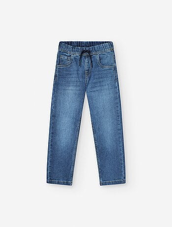 Pantalon en Jean Avec Taille Élastique