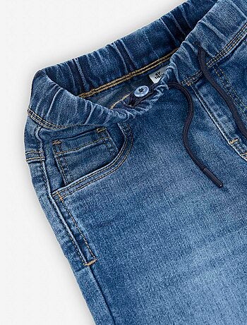 Pantalon en Jean Avec Taille Élastique