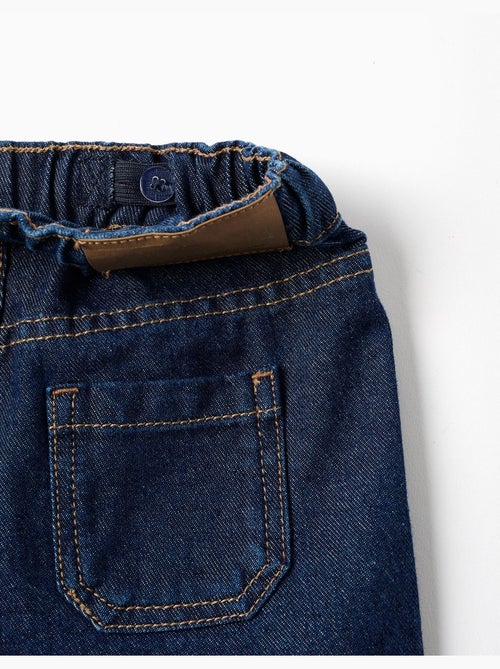 Pantalon en jean baggy avec cordon de serrage - Kiabi Pantalon en jean baggy avec cordon de serrage - Kiabi