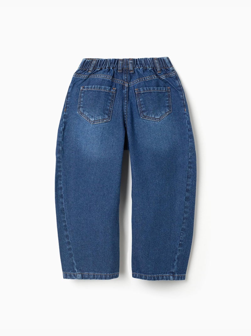 Pantalon en jean baggy Bleu Bleu - Kiabi