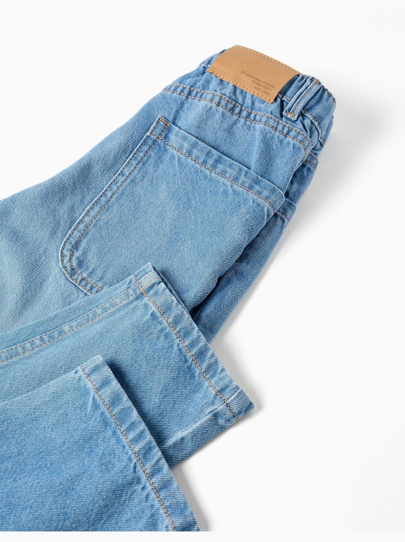 Pantalon en jean baggy Bleu clair - Kiabi