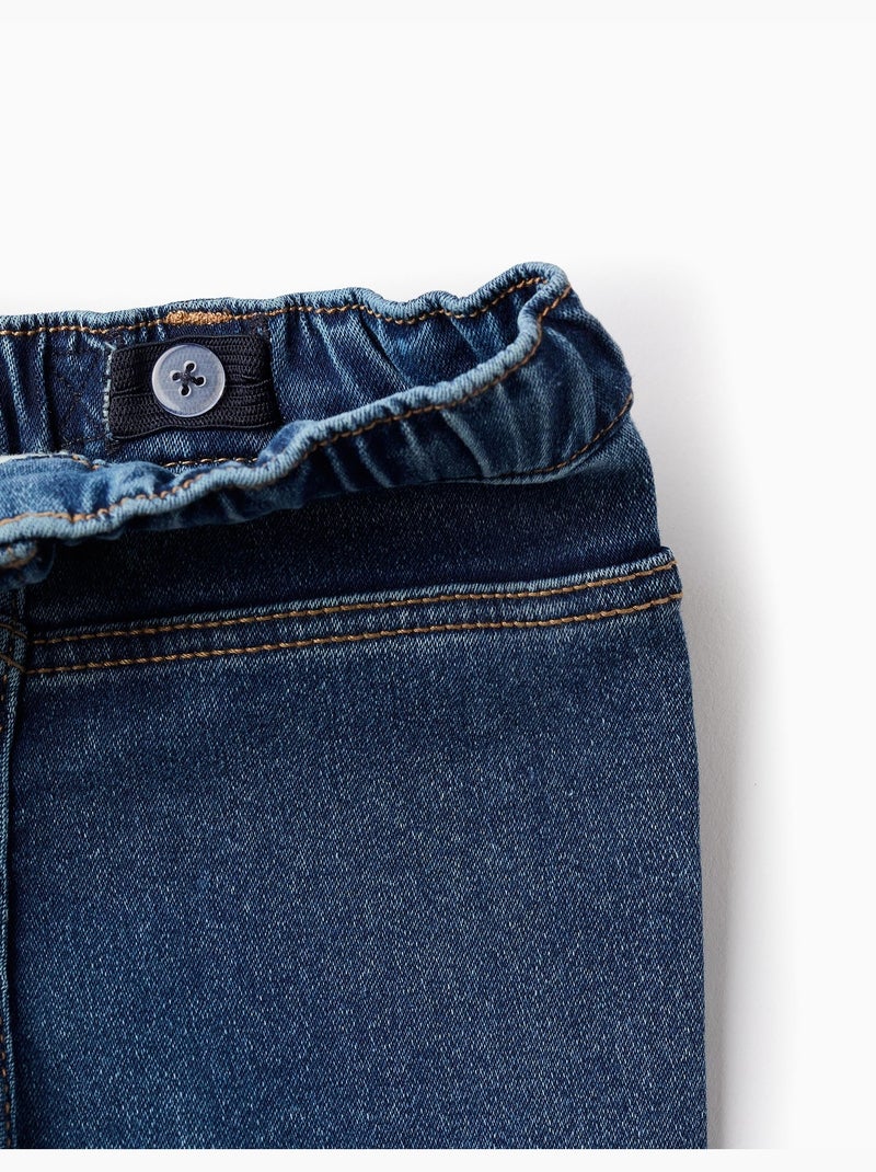 Pantalon En Jean Bleu Bleu - Kiabi