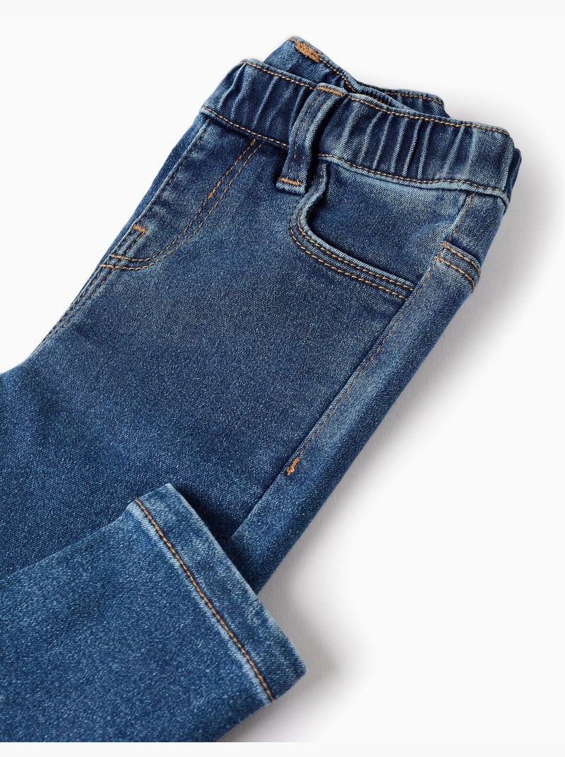 Pantalon En Jean Bleu Bleu - Kiabi