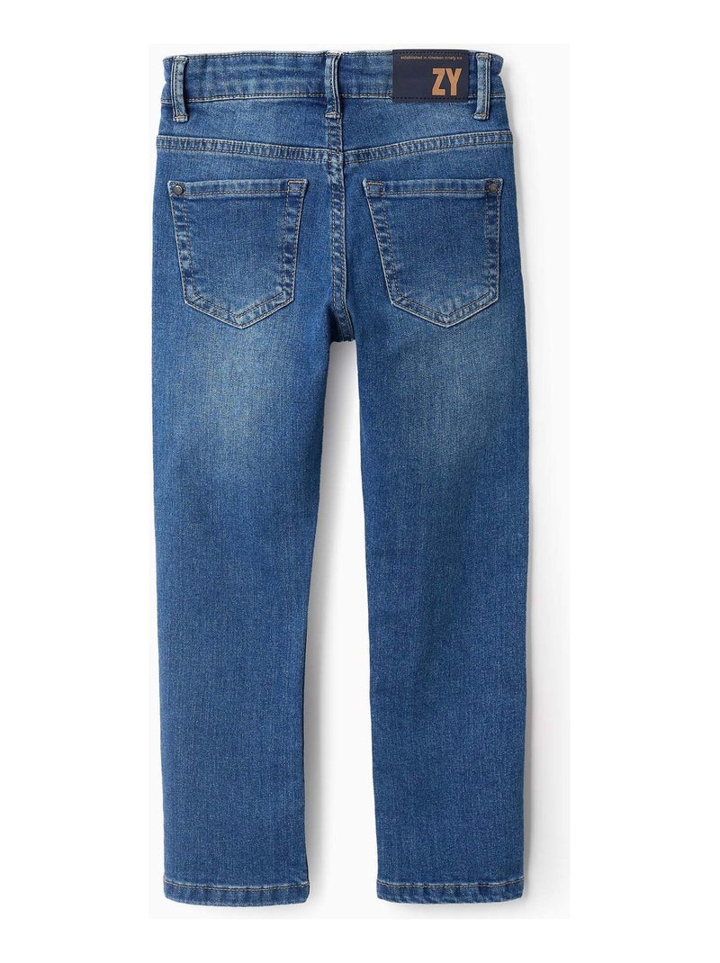 Pantalon en Jean Bleu - Kiabi