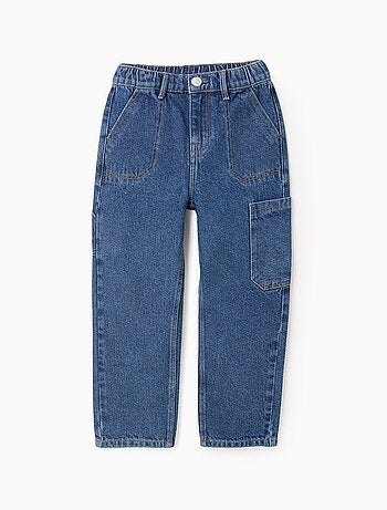 Pantalon en Jean Cargo en Coton