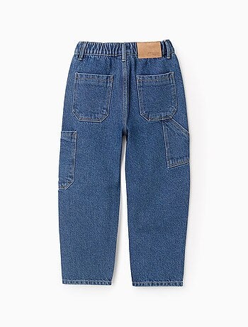 Pantalon en Jean Cargo en Coton