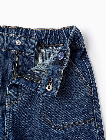 Pantalon en Jean Cargo en Coton