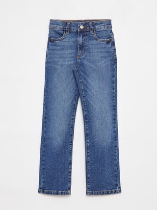 Pantalon en jean coupe droite - Coupe + ajustée