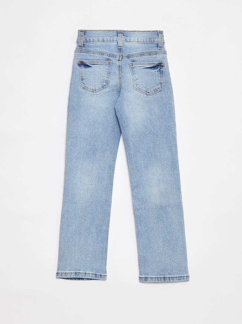 Jean Droit Homme Who Decides War - Taille 38, Couleur Bleu Dentelle/grillé, Neuf Avec étiquette
