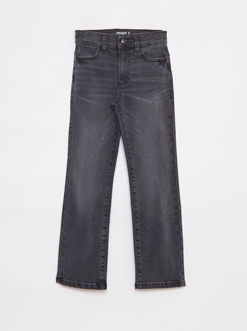 Pantalon en jean coupe droite - Coupe + ajustée - Kiabi