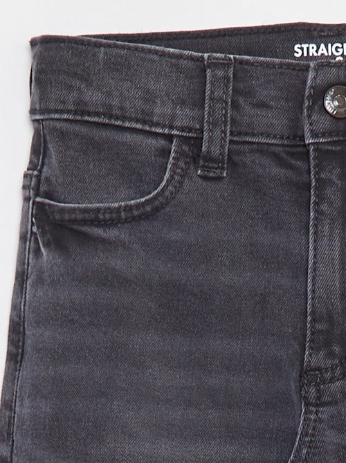 Pantalon en jean coupe droite - Coupe + ajustée - Kiabi