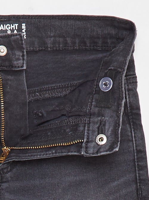 Pantalon en jean coupe droite - Coupe + ajustée - Kiabi