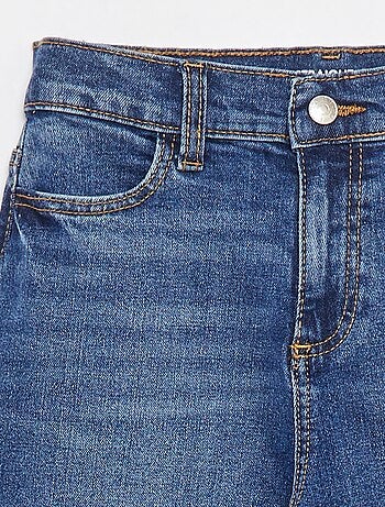 Pantalon en jean coupe droite - Coupe + confortable