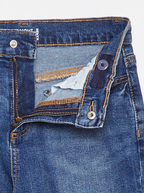 Pantalon en jean coupe droite - Coupe + confortable - Kiabi