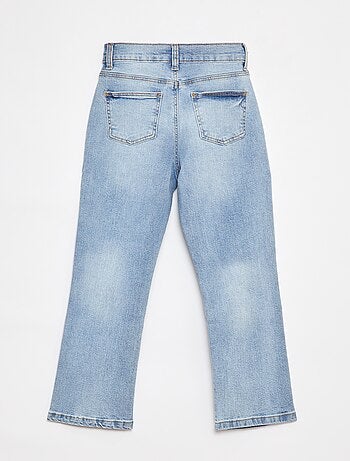 Pantalon en jean coupe droite - Coupe + confortable
