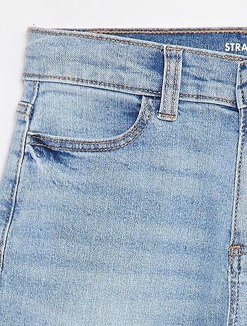 Pantalon en jean coupe droite - Coupe + confortable