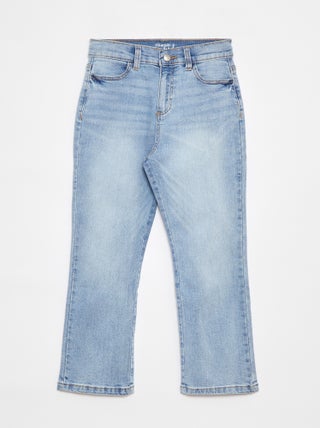 Pantalon en jean coupe droite - Coupe + confortable