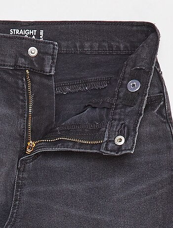 Pantalon en jean coupe droite - Coupe + confortable