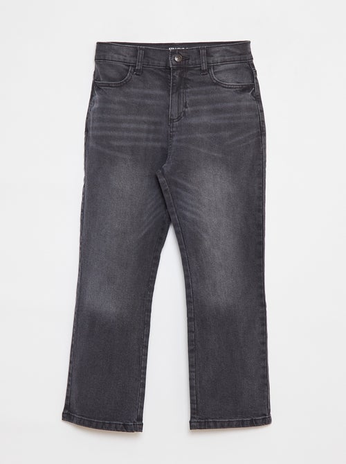 Pantalon en jean coupe droite - Coupe + confortable - Kiabi
