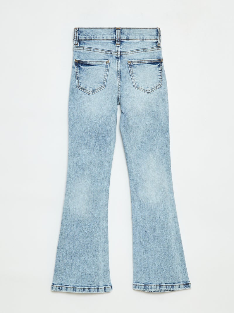 STV Jeans Fille Élastique Bleu Avec Broderie Poches – Confort & Style