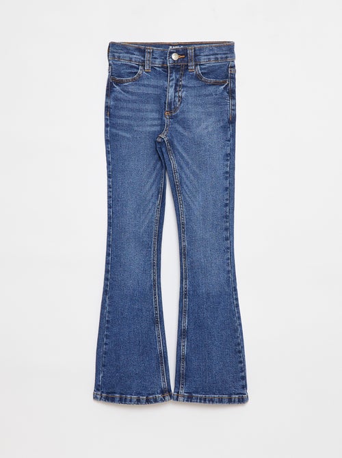 Pantalon en jean coupe flare - Coupe + confortable - Kiabi