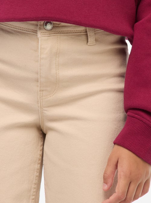 Pantalon en jean coupe large / wide leg - Kiabi