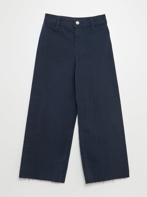 Pantalon en jean coupe large / wide leg - Kiabi