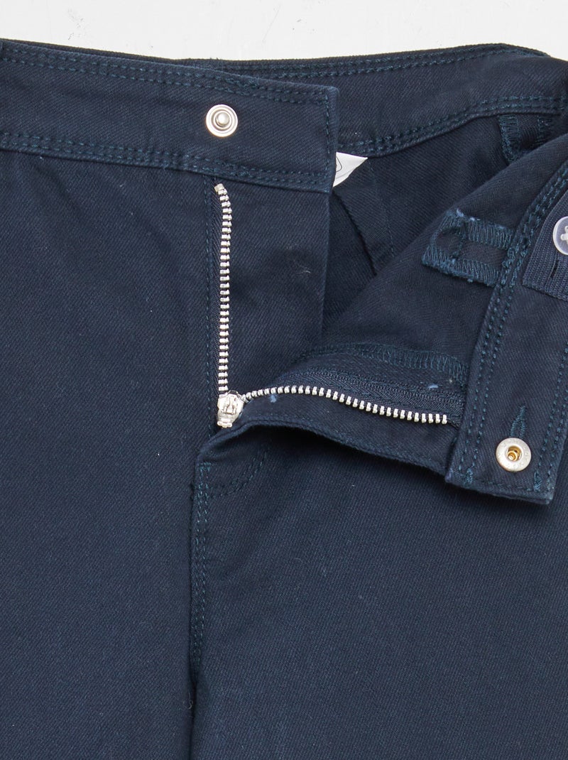 Pantalon en jean coupe large / wide leg Bleu - Kiabi
