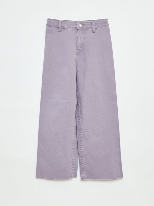 Pantalon en jean coupe large / wide leg - Kiabi