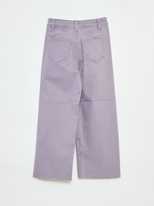 Pantalon en jean coupe large / wide leg - Kiabi