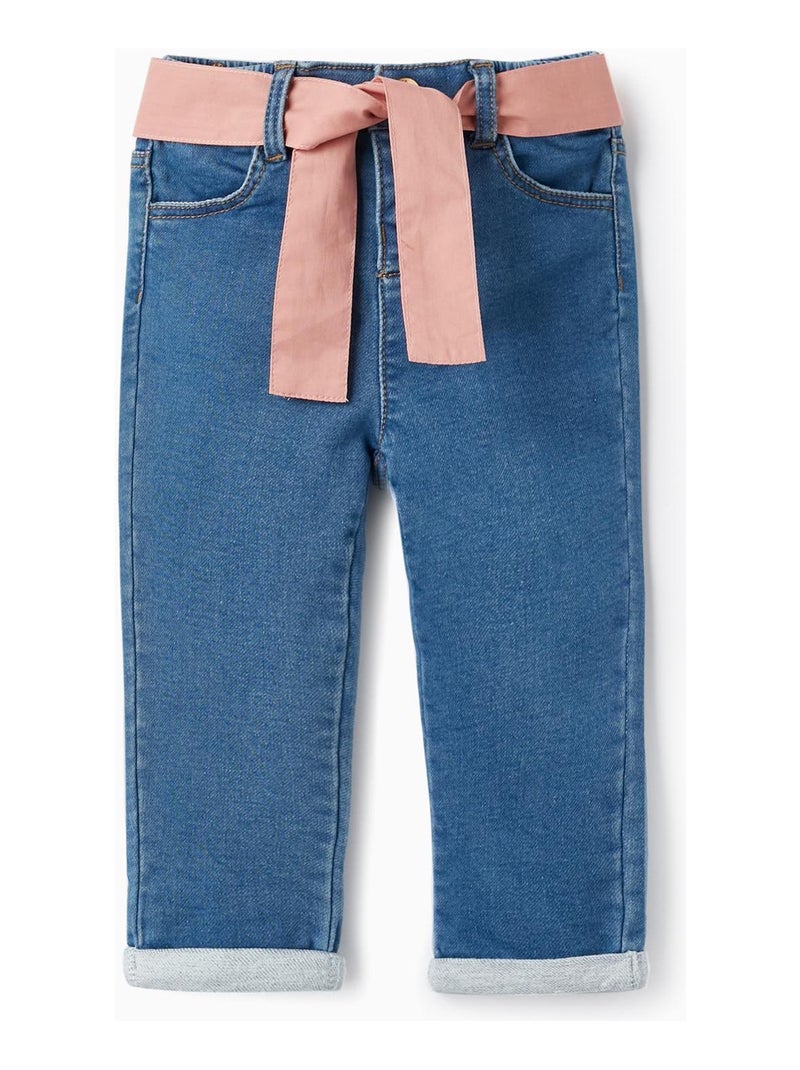 Pantalon coton bleu - enfant